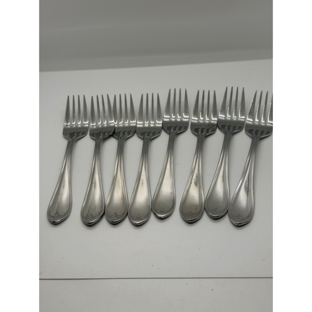 Reed & Barton Select Oval Thread Stainless Steel Forks Set of 8 Silverware